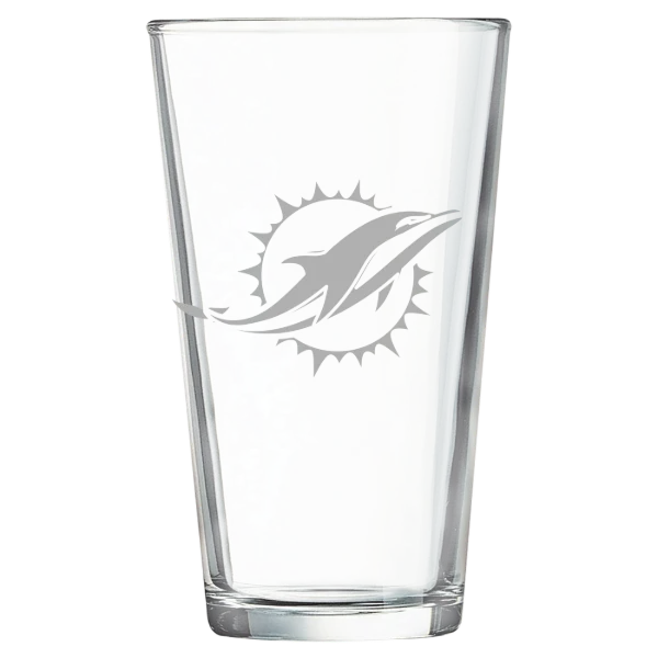 Miami Dolphins Polar Camel 16 oz. Pint Mixing Glass