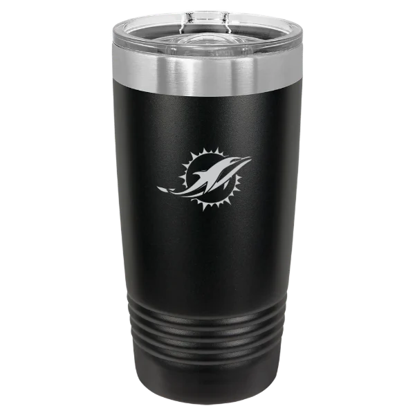 Miami Dolphins Polar Camel 20 oz. Ringneck Tumbler with Slider Lid