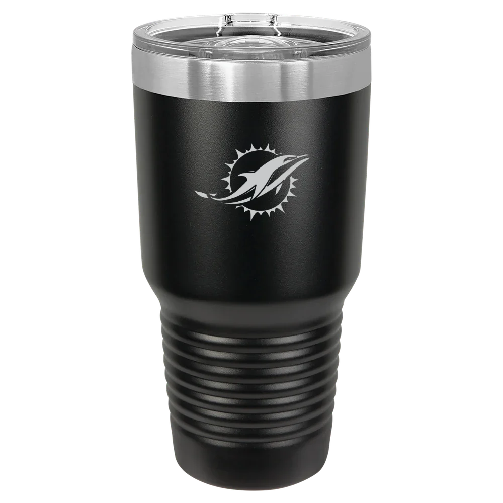 Miami Dolphins Polar Camel 30 oz. Ringneck Tumbler with Slider Lid