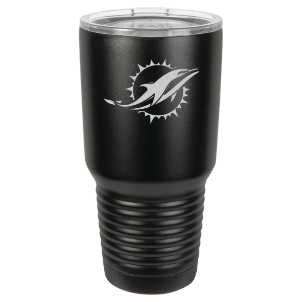 Miami Dolphins Polar Camel 30 oz. Ringneck Tumbler with Standard Lid