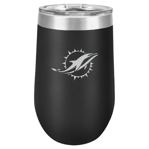 Miami Dolphins Polar Camel 16 oz. Stemless Wine Tumbler