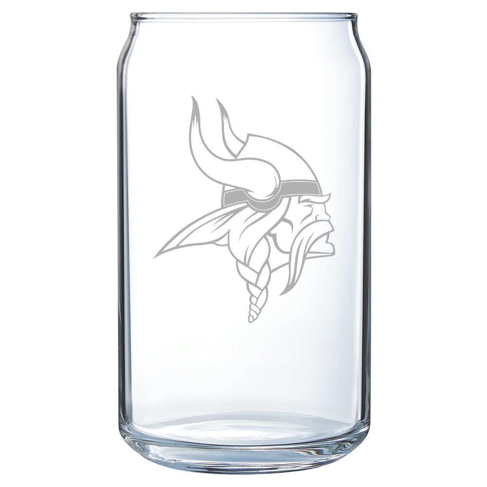 Minnesota Vikings Polar Camel 16 oz. Can Glass