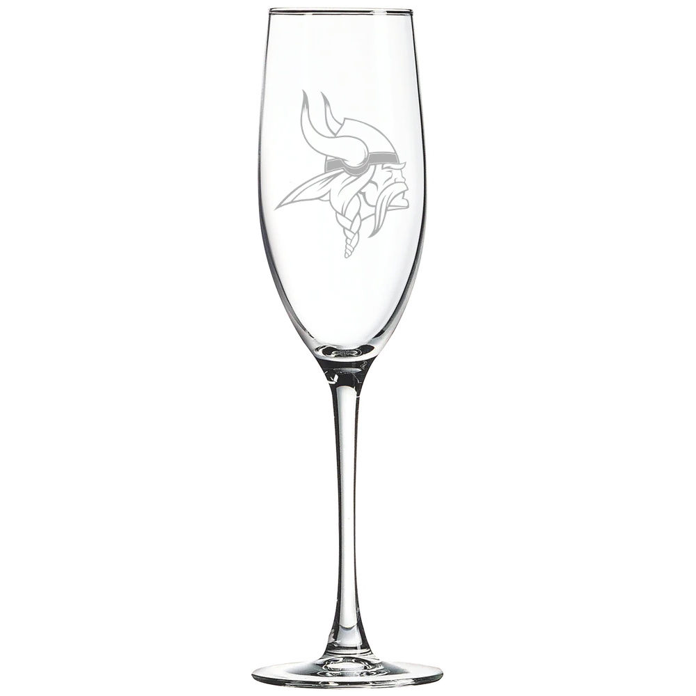 Minnesota Vikings Polar Camel 8 oz. Champagne Flute