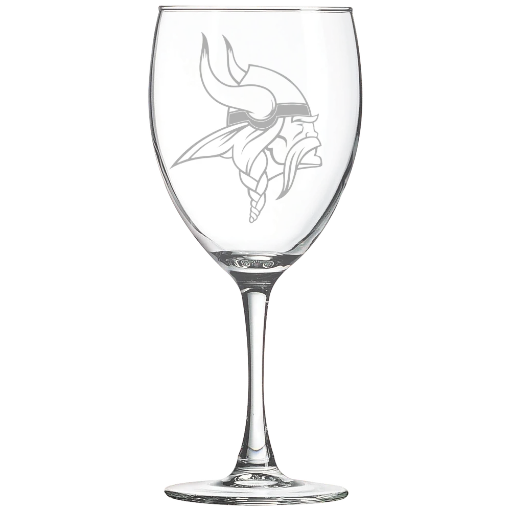 Minnesota Vikings Polar Camel 10 1/2 oz. Wine Glass