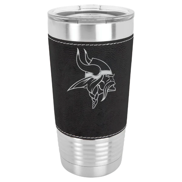 Minnesota Vikings Polar Camel 20 oz. Leatherette Grip Tumbler with Standard Lid