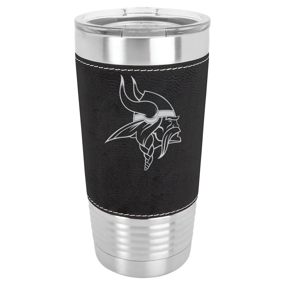 Minnesota Vikings Polar Camel 20 oz. Leatherette Grip Tumbler with Standard Lid