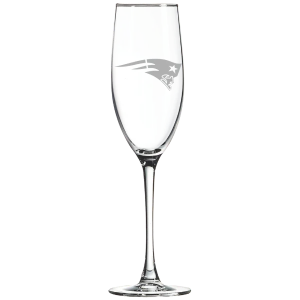 New England Patriots Polar Camel 8 oz. Champagne Flute