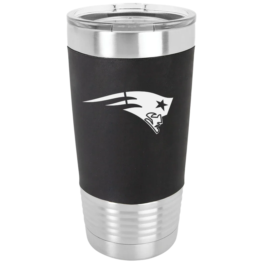 New England Patriots Polar Camel 20 oz. Silicone Grip Tumbler with Standard Lid