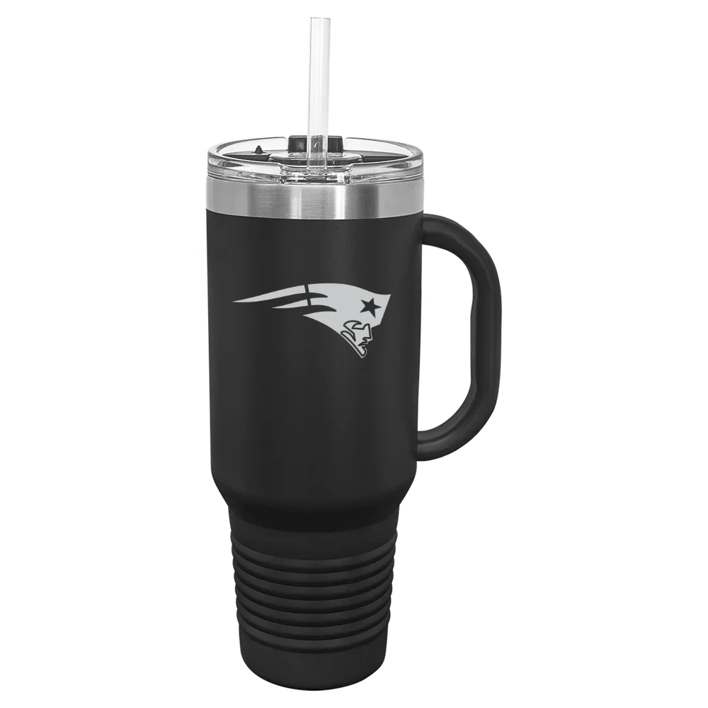 New England Patriots Polar Camel 40 oz. Travel Mug with Snap Lid & Straw