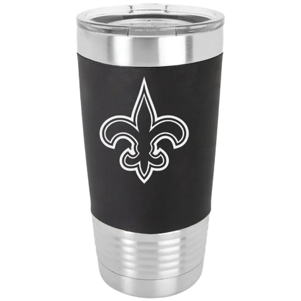 New Orleans Saints Polar Camel 20 oz. Silicone Grip Tumbler with Standard Lid