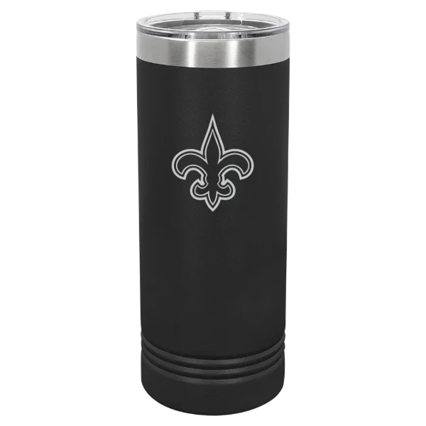 New Orleans Saints Polar Camel 22 oz. Skinny Tumbler with Slider Lid