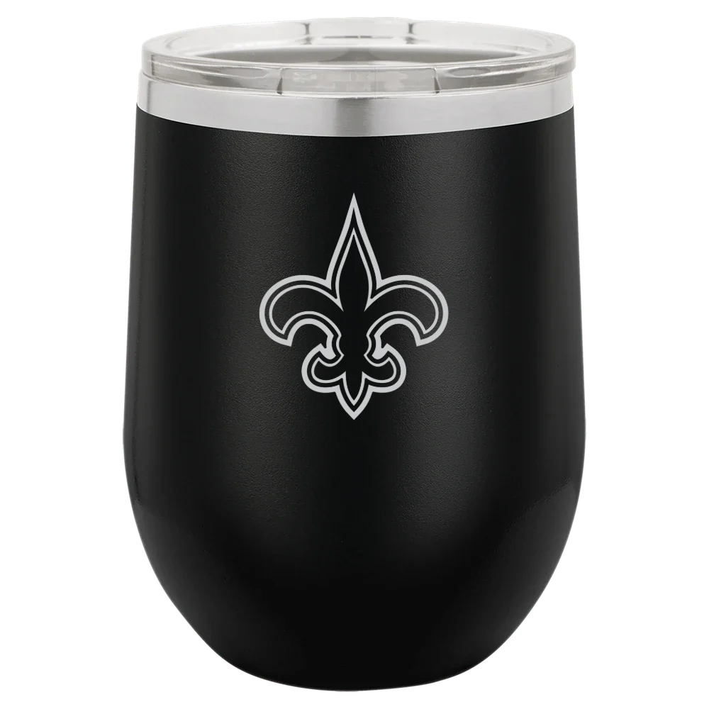 New Orleans Saints Polar Camel 12 oz. Stemless Wine Tumbler