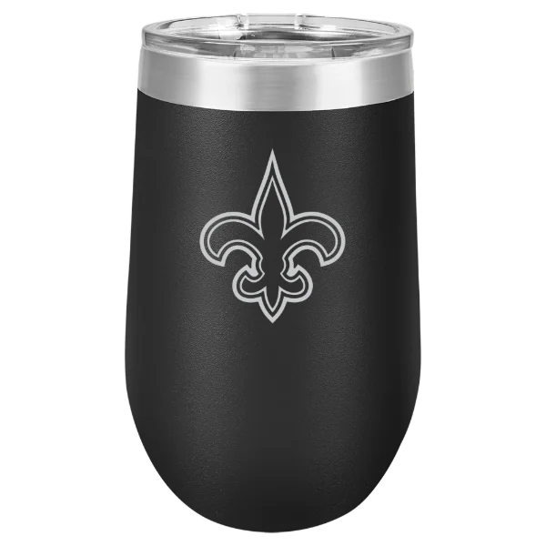 New Orleans Saints Polar Camel 16 oz. Stemless Wine Tumbler
