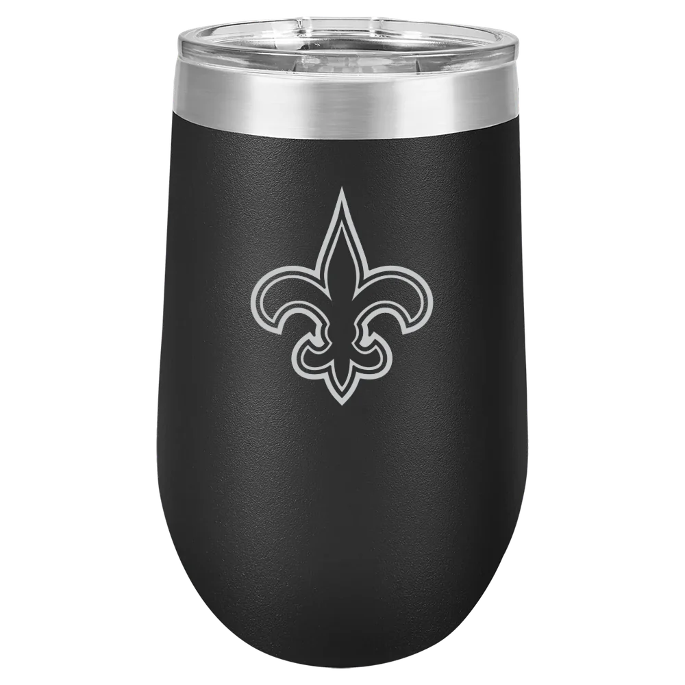 New Orleans Saints Polar Camel 16 oz. Stemless Wine Tumbler