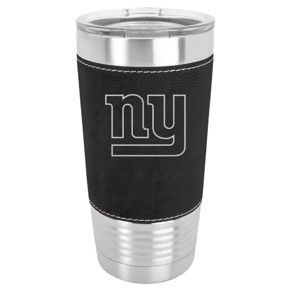 New York Giants Polar Camel 20 oz. Leatherette Grip Tumbler with Standard Lid