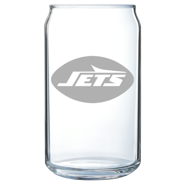 New York Jets Polar Camel 16 oz. Can Glass