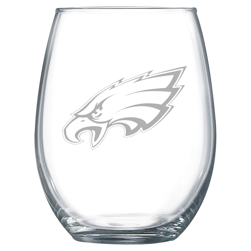 Philadelphia Eagles Polar Camel 15 oz. Stemless Wine Glass