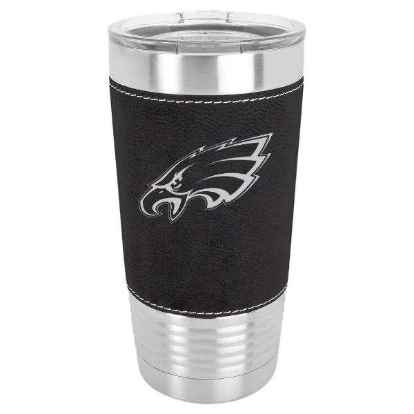 Philadelphia Eagles Polar Camel 20 oz. Leatherette Grip Tumbler with Standard Lid