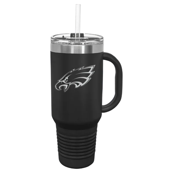 Philadelphia Eagles Polar Camel 40 oz. Travel Mug with Snap Lid & Straw