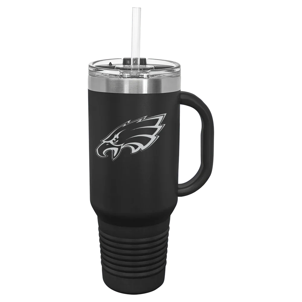 Philadelphia Eagles Polar Camel 40 oz. Travel Mug with Snap Lid & Straw