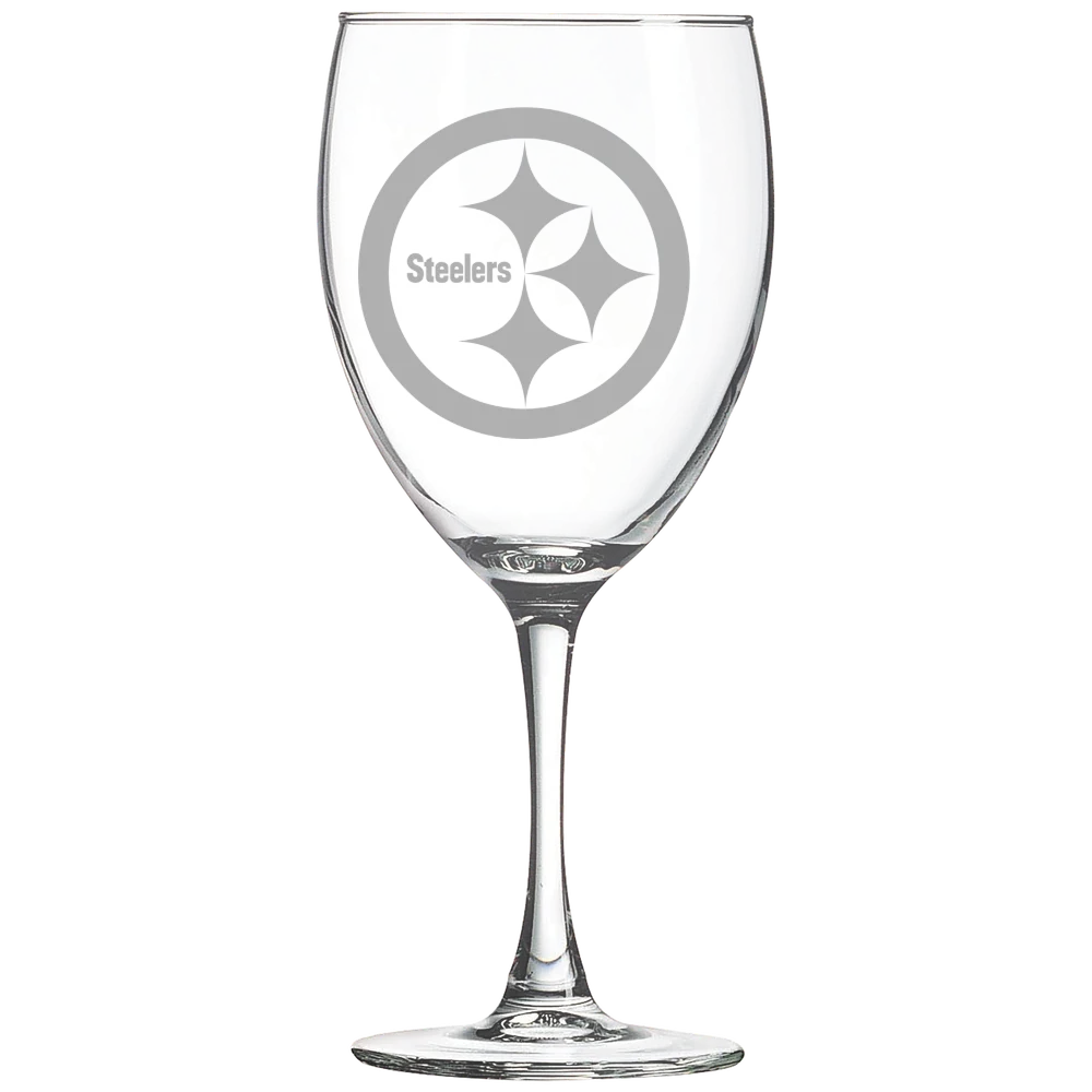 Pittsburgh Steelers Polar Camel 10 1/2 oz. Wine Glass