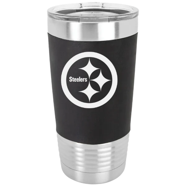 Pittsburgh Steelers Polar Camel 20 oz. Silicone Grip Tumbler with Standard Lid