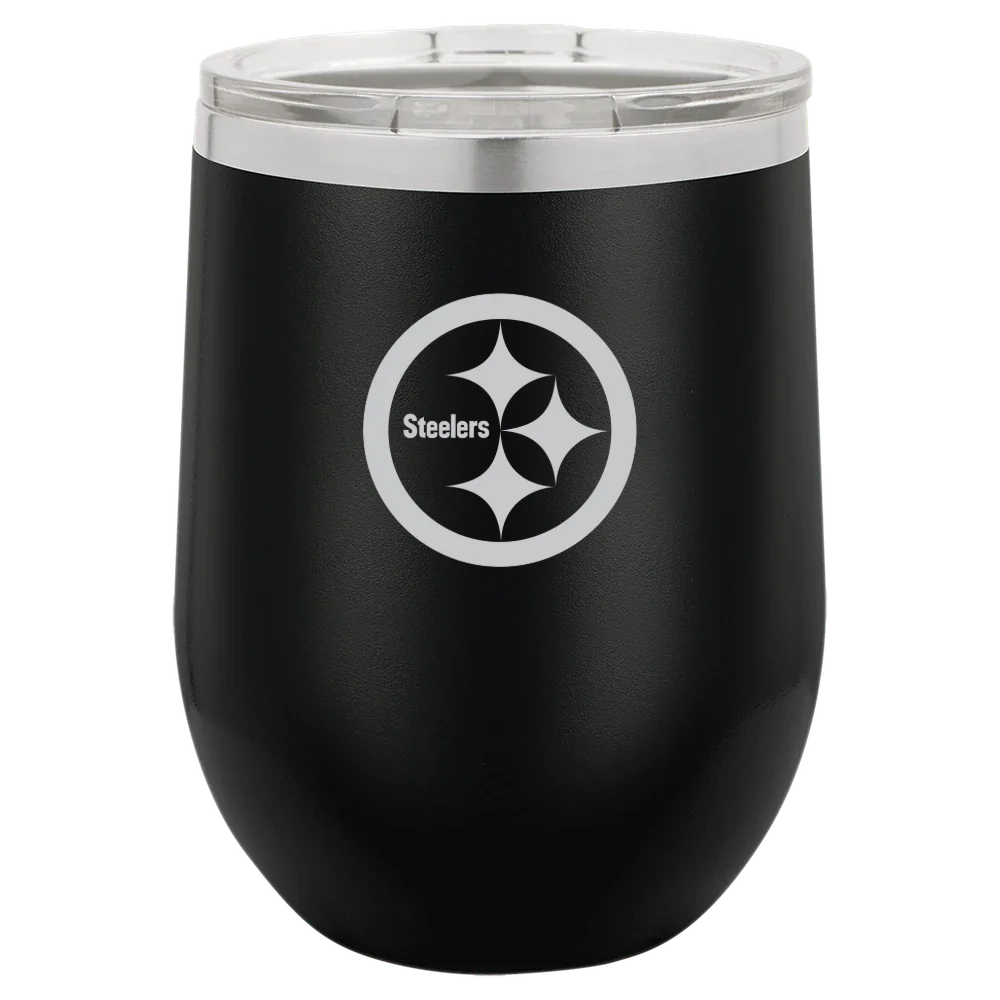 Pittsburgh Steelers Polar Camel 12 oz. Stemless Wine Tumbler