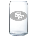 San Francisco 49ers Polar Camel 16 oz. Can Glass