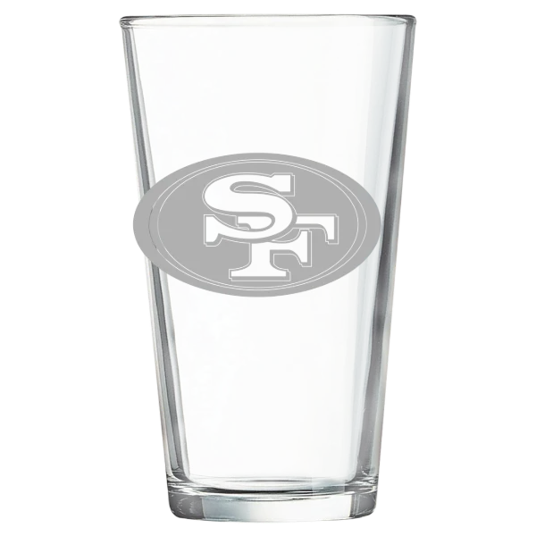 San Francisco 49ers Polar Camel 16 oz. Pint Mixing Glass