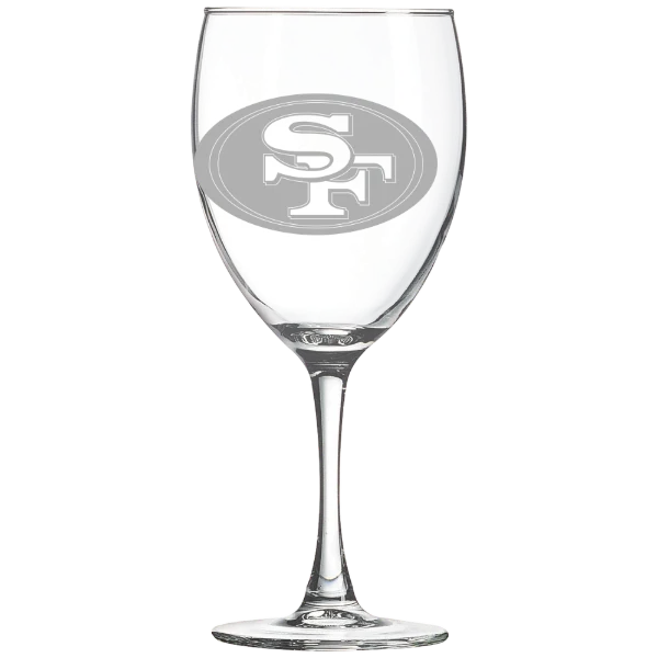 San Francisco 49ers Polar Camel 10 1/2 oz. Wine Glass