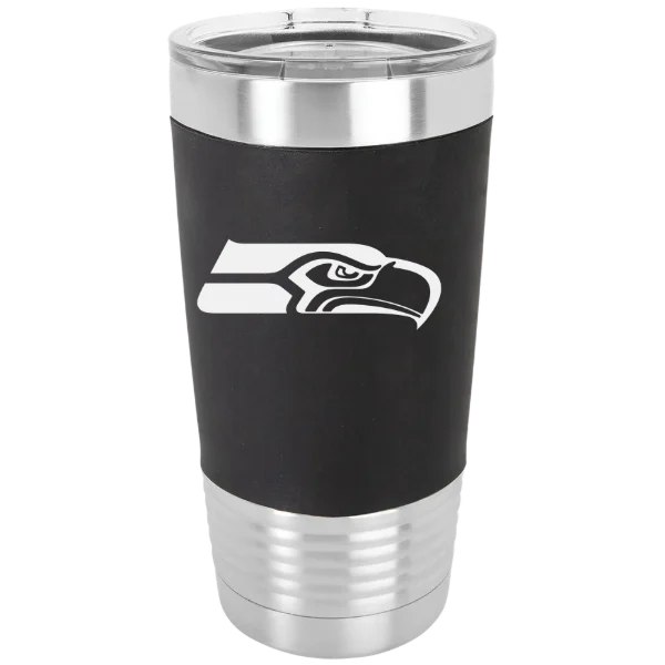 Seattle Seahawks Polar Camel 20 oz. Silicone Grip Tumbler with Standard Lid