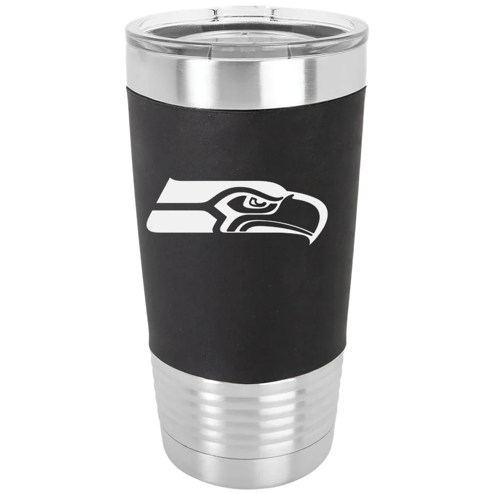 Seattle Seahawks Polar Camel 20 oz. Silicone Grip Tumbler with Standard Lid