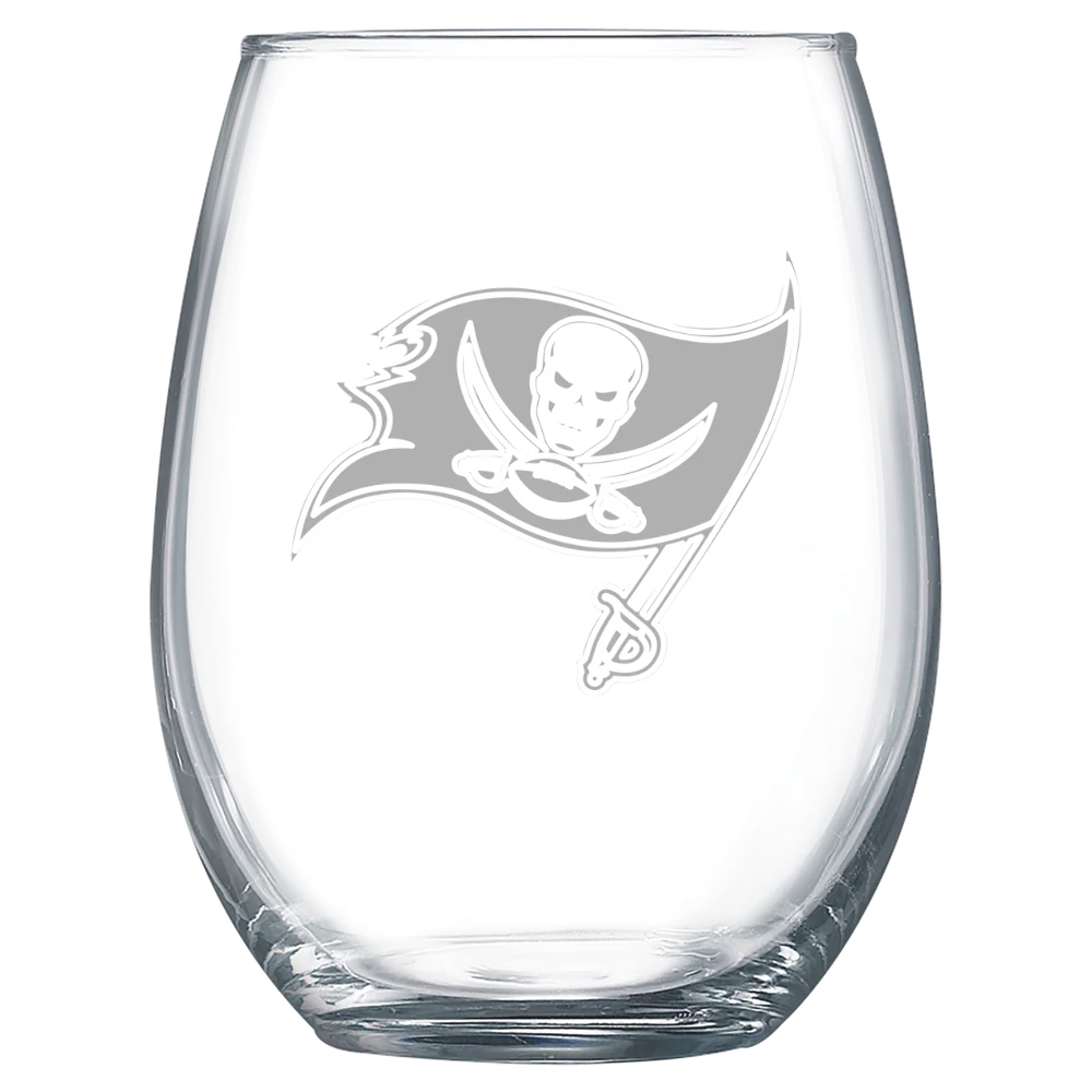 Tampa Bay Buccaneers Polar Camel 15 oz. Stemless Wine Glass