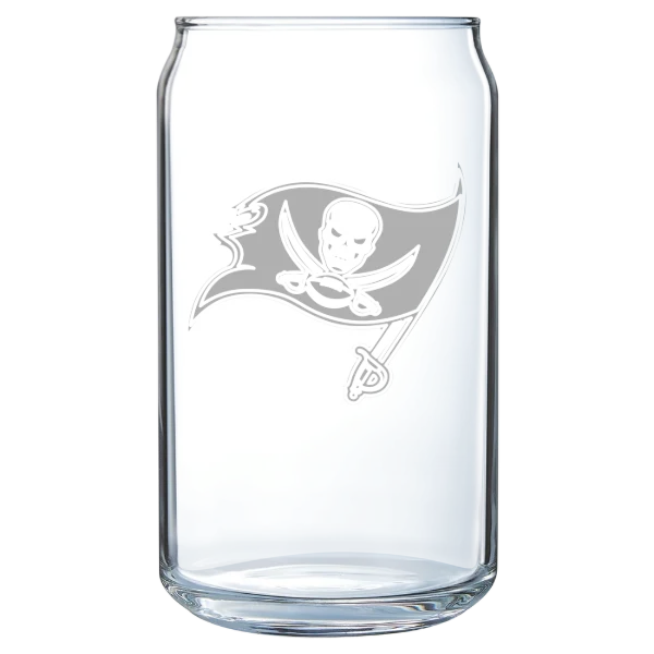 Tampa Bay Buccaneers Polar Camel 16 oz. Can Glass