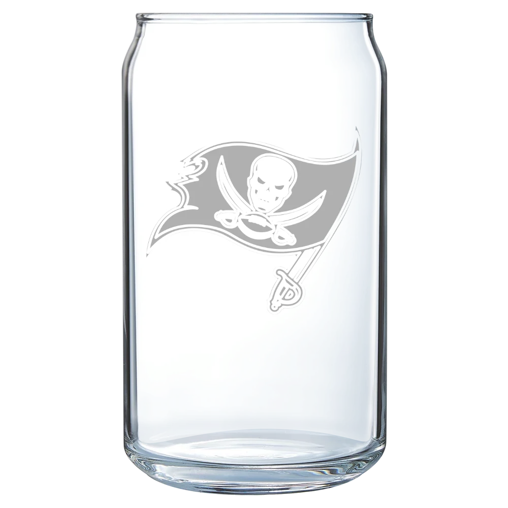 Tampa Bay Buccaneers Polar Camel 16 oz. Can Glass