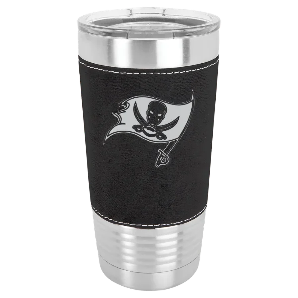 Tampa Bay Buccaneers Polar Camel 20 oz. Leatherette Grip Tumbler with Standard Lid