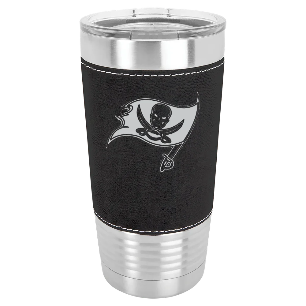 Tampa Bay Buccaneers Polar Camel 20 oz. Leatherette Grip Tumbler with Standard Lid