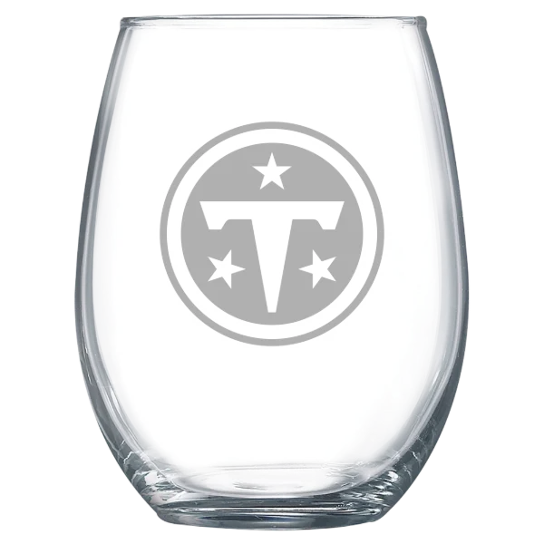 Tennessee Titans Polar Camel 15 oz. Stemless Wine Glass