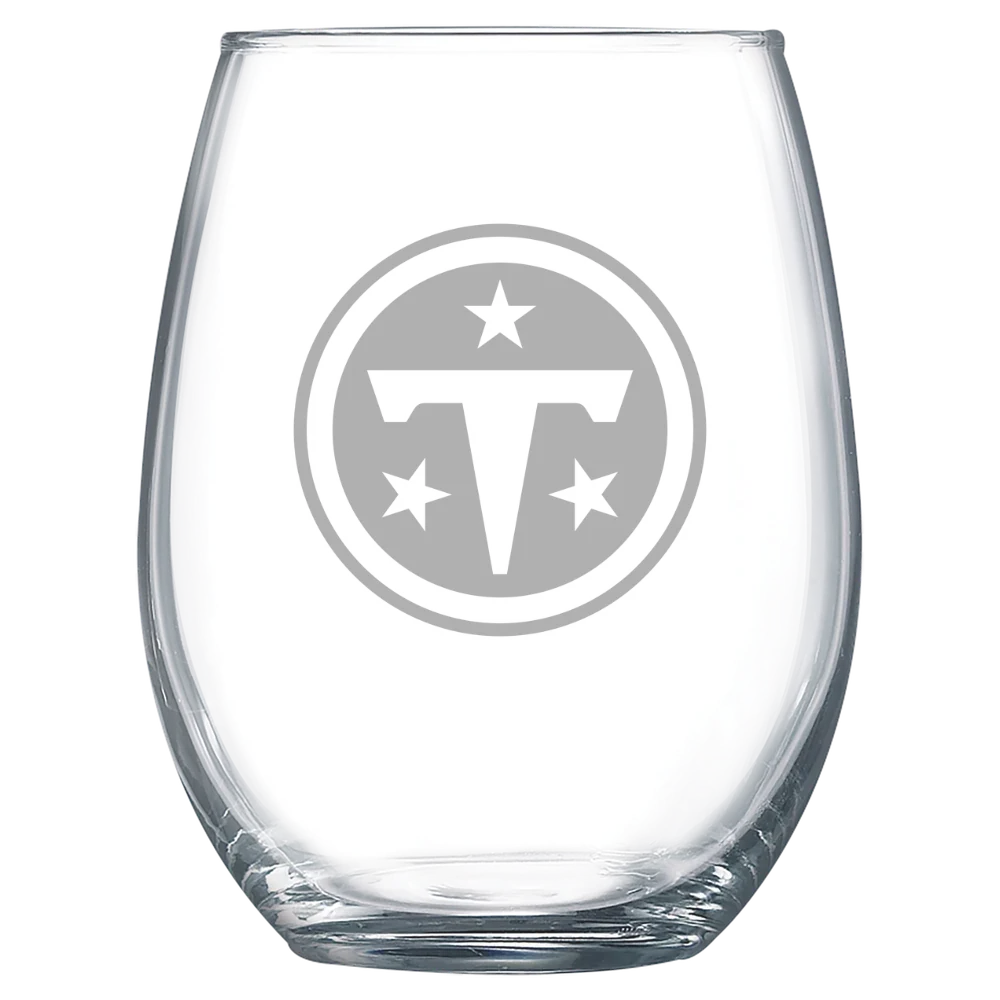 Tennessee Titans Polar Camel 15 oz. Stemless Wine Glass
