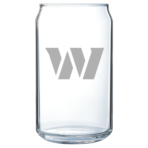 Washington Commanders Polar Camel 16 oz. Can Glass