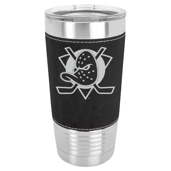 Anaheim Ducks Polar Camel 20 oz. Leatherette Grip Tumbler with Standard Lid