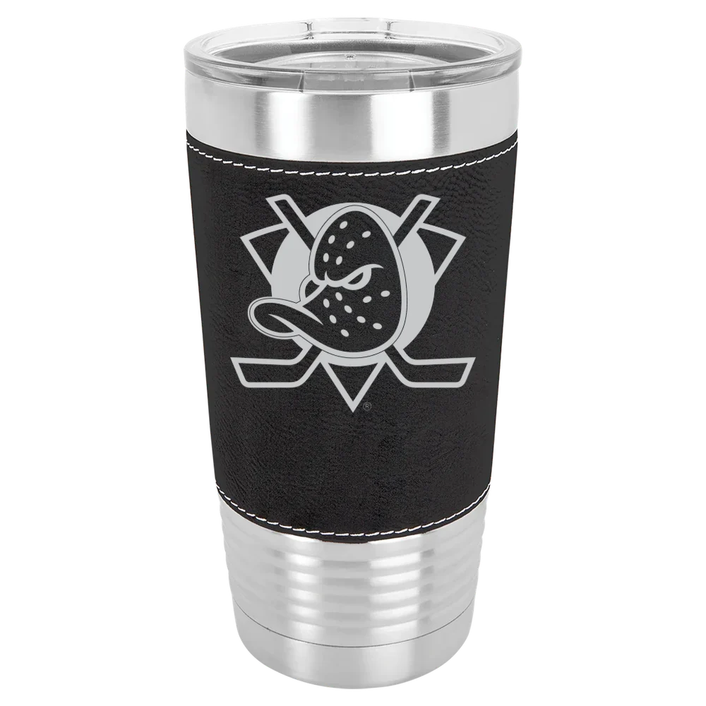 Anaheim Ducks Polar Camel 20 oz. Leatherette Grip Tumbler with Standard Lid