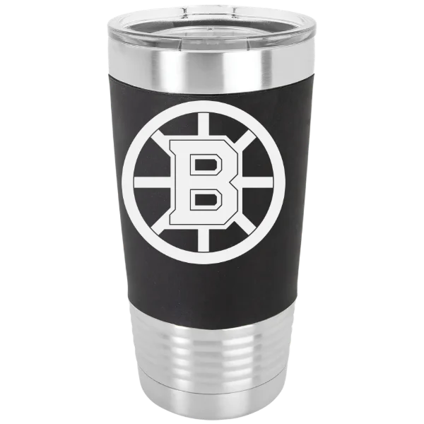Boston Bruins Polar Camel 20 oz. Silicone Grip Tumbler with Standard Lid