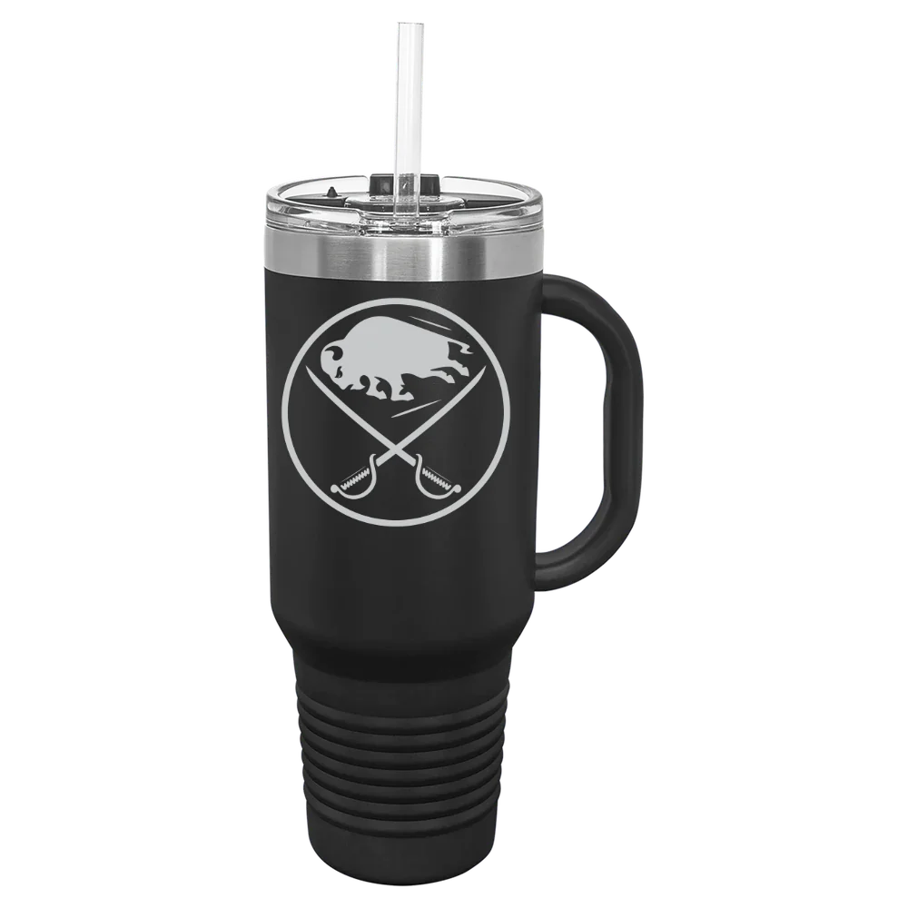 Buffalo Sabres Polar Camel 40 oz. Travel Mug with Snap Lid & Straw