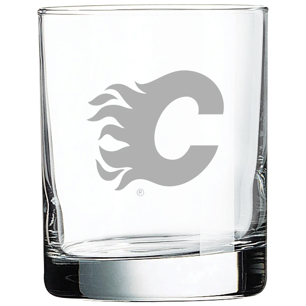 Calgary Flames Polar Camel 10 1/2 oz. On The Rocks Glass