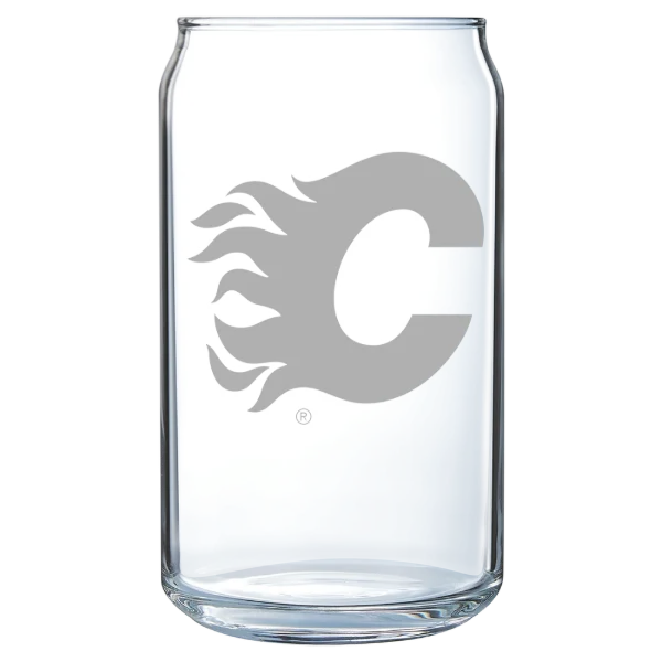 Calgary Flames Polar Camel 16 oz. Can Glass
