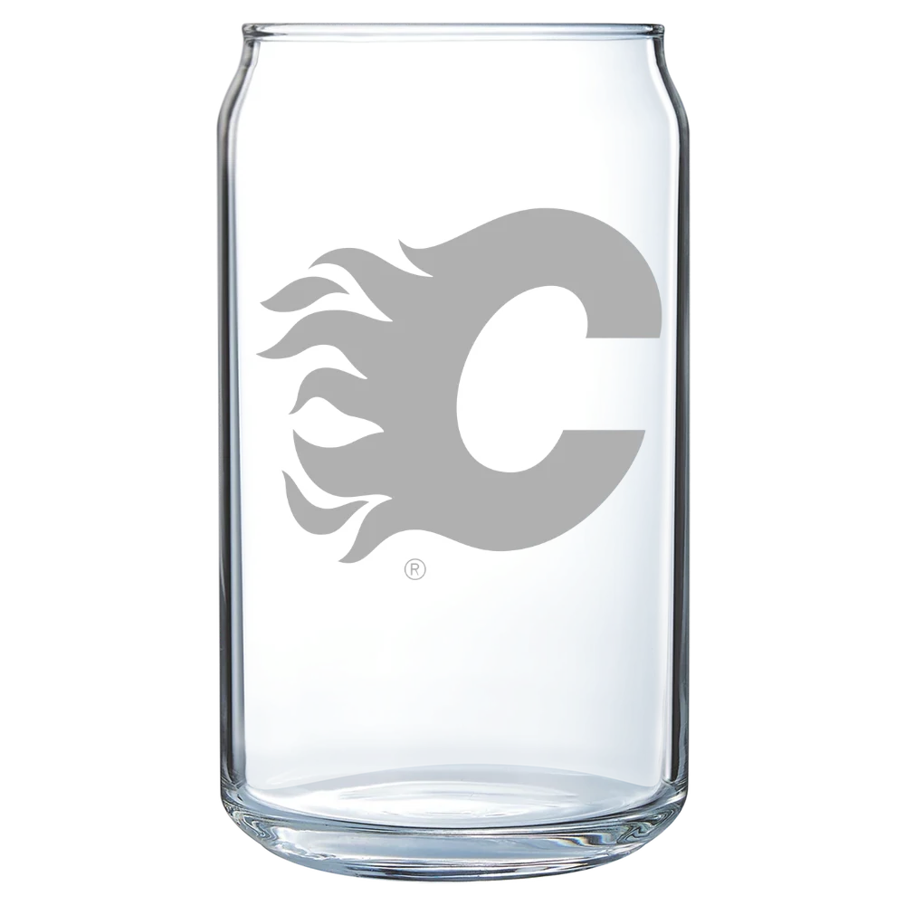 Calgary Flames Polar Camel 16 oz. Can Glass