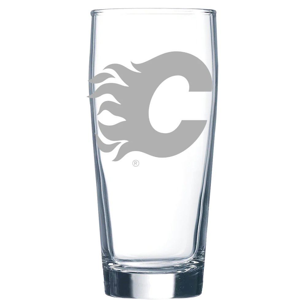 Calgary Flames Polar Camel 16 oz. Willi Becher Beer Glass