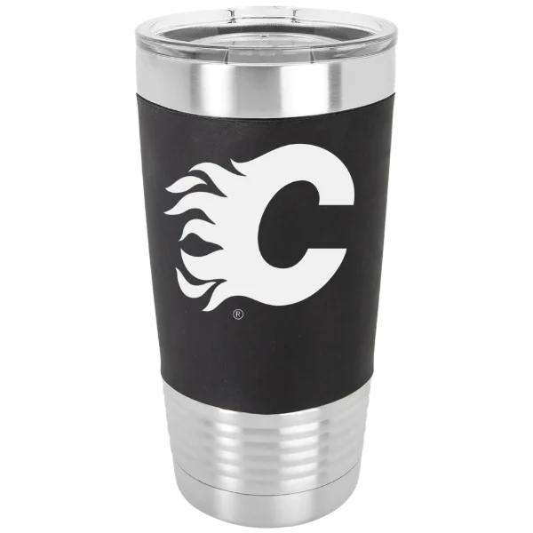 Calgary Flames Polar Camel 20 oz. Silicone Grip Tumbler with Standard Lid