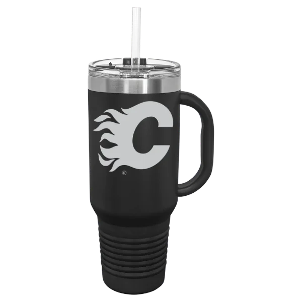 Calgary Flames Polar Camel 40 oz. Travel Mug with Snap Lid & Straw